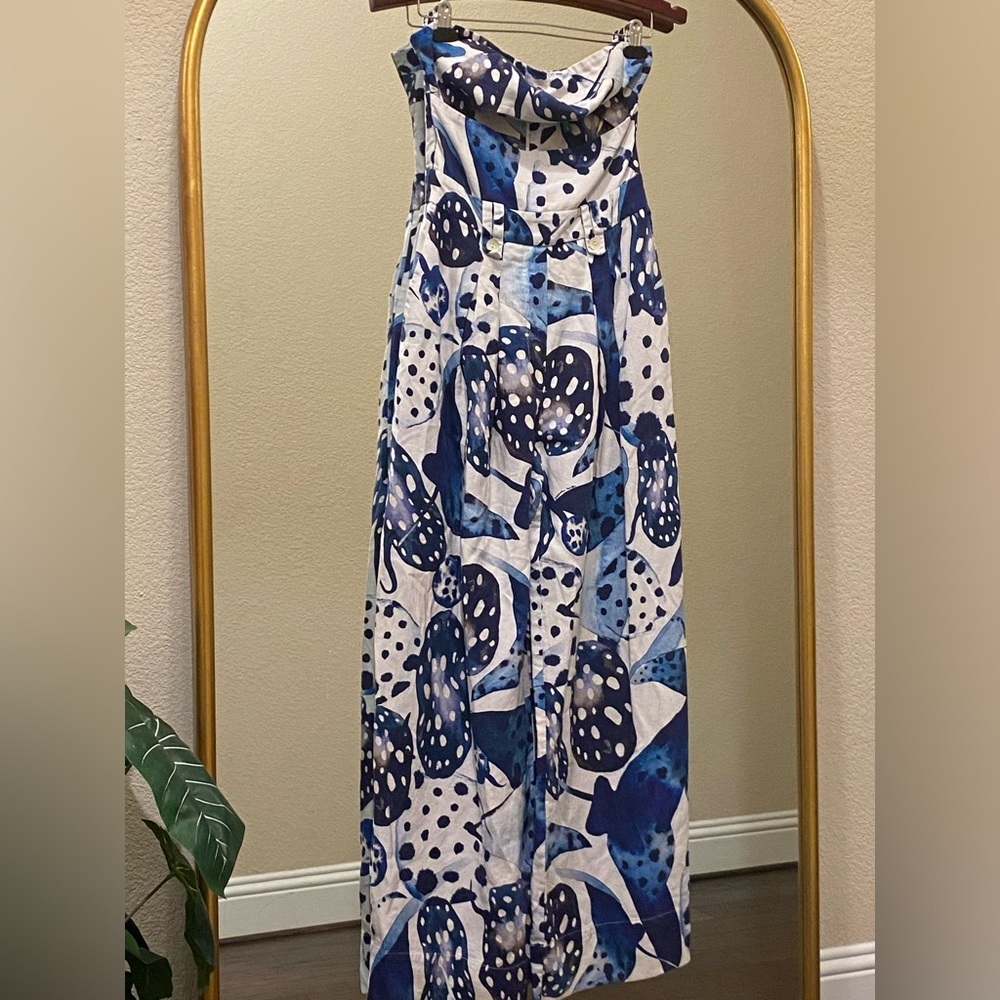 FARM Rio Mantas Strapless Maxi Jumpsuit Size S - Picture 9 of 12